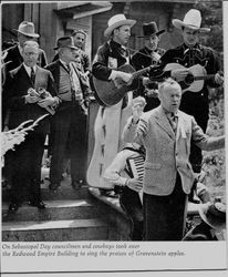 On Sebastopol Day, councilmen and cowboys took over the Redwood Empire Building to sing the praises of Gravenstein apples