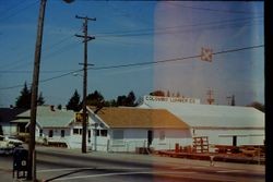 Columbo Lumber Company on South Main Street at Palm Avenue in Sebastopol, April, 1978