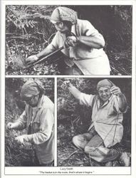 Lucy Smith, Mihilakawna (Dry Creek) Pomo, tribal scholar and cultural consultant, basket weaver