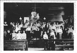 Women's Christian Temperance Union (WCTU), including all Christian churches in the county, at the First Baptist Church of Graton, 1910