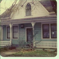 Gothic Revival house at 171 North High Street in Sebastopol built about 1865