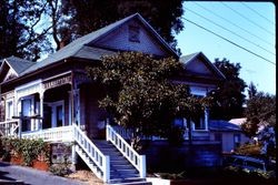 Circa 1913 Queen Anne house at 242 Pitt Avenue, Sebastopol, California, 1975