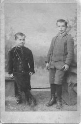 Young Albert and Frank Huntley 1889