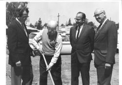 Ground breaking for new Art Point Studios building at 275 Petaluma Avenue in 1966