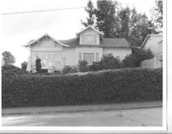 1915 Craftsman bungalow house in the Valle Vista Addition, at 7301 Calder Avenue, Sebastopol, California, 1993