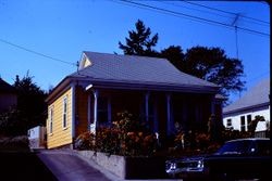 Circa 1905 Queen Anne cottage at 306 West Street, Sebastopol, California, 1975