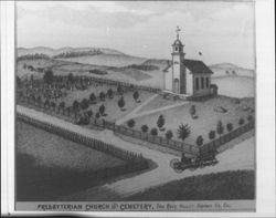 Presbyterian Church and Cemetery, Two Rock Valley, Sonoma Co., Cal