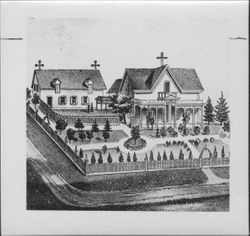 Saint Vincent's Academy, Petaluma, California, 1877