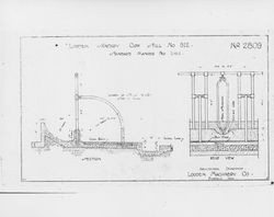 Louden Sanitary Cow Stall No. 812 standard manger No. 1002, about 1920