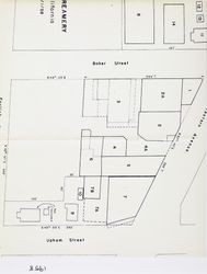 Insurance map of the Petaluma Cooperative Creamery, Petaluma, California, 1958