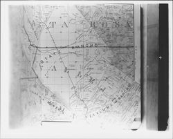 Map of the Cotate Rancho, Cotati, California, 1897