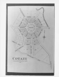 Map of Cotati, California, about 1890