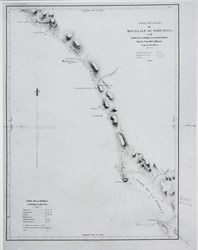 Map of the coastline of California from Bodega Bay to Fort Ross attributed to Eugene Duflot de Mofras, California, 1842-1844