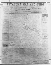 Property map of Petaluma, California, 1900