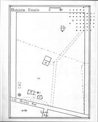 Site map of 1480 Los Olivos Road, Santa Rosa, California, 1987