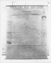 Petaluma, California map and guide, 1900