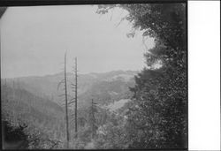 View of Dutch Bill Canyon and railroad tracks