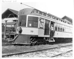 Petaluma and Santa Rosa Railroad car no. 55