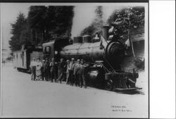 Engine No. 145 and crew