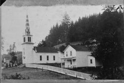 Occidental Methodist Episcopal Church and parsonage