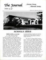 Journal (Sonoma County Historical Society (Calif.)), 1984, no. 2