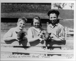 Children on Sonoma County Ranch