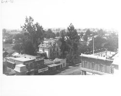 View of Third Street from the roof of the Courthouse