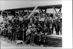 Lumber crew at Duncan's Mill