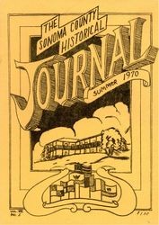 Journal (Sonoma County Historical Society (Calif.)), 1970--Summer (v. 7, no. 5)
