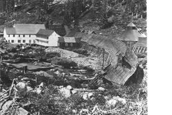 Buildings of the Central Pacific Railroad at Donner Summit