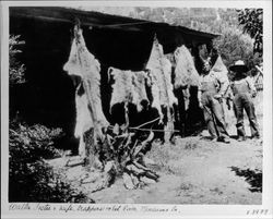 Walter Foster and wife, trappers on Eel River, Mendocino County