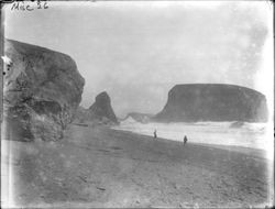 View of Goat Rock, Jenner, California, about 1904