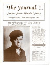 Journal (Sonoma County Historical Society (Calif.)), 1981, no. 1