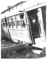 Petaluma and Santa Rosa Railway wreck