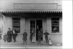 Group in front of W.B. Coy's general store