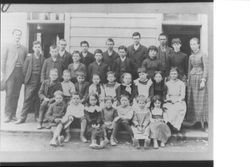 Students at Meeker School, Occidental, California, 1889