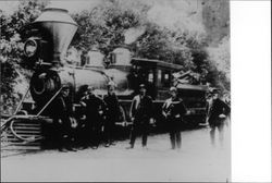 Engine No. 3 in picnic service at Camp Taylor, California, 1893