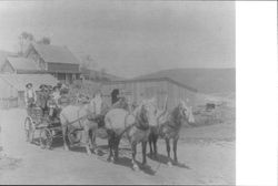 Unidentified family in a wagon