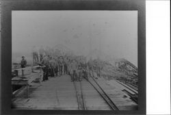 Frank Glynn's Sawmill and crew