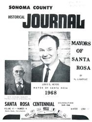 Journal (Sonoma County Historical Society (Calif.)), 1968--Winter (v. 6, no. 4)