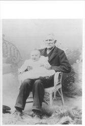 Charles Klinge with grandson Ernest Speckter