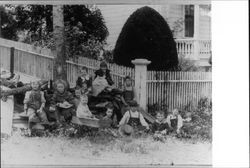 Group of children at the Robinson home