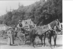 Mr. and Mrs. D.D. Proctor with Miss Ladega