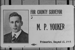 M.P. Youker--candidate for County Surveyor