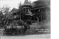 Rusticano Hotel, Camp Meeker, Camp Meeker, California, 1899