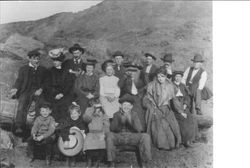 Group at the beach