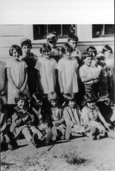 Group of school children