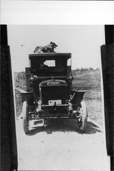 E.R. Speckter driving his Atterbury truck