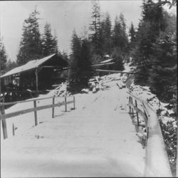 Meeker Mill after a snow storm