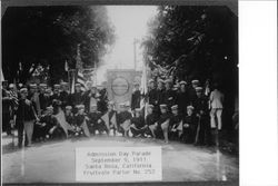 Admission Day, Parade, September 9, 1911 Santa Rosa, California, Fruitvale Parlor no. 252